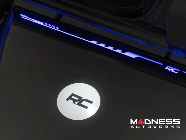 Ford Bronco Side Steps - Multi-Color LED Running Boards - 4 Door - Rough Country 